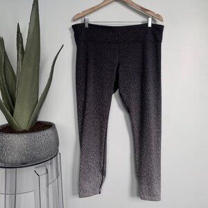 GAP GapFit High Rise Speckle Ombre 7/8 Leggings XL Indigo